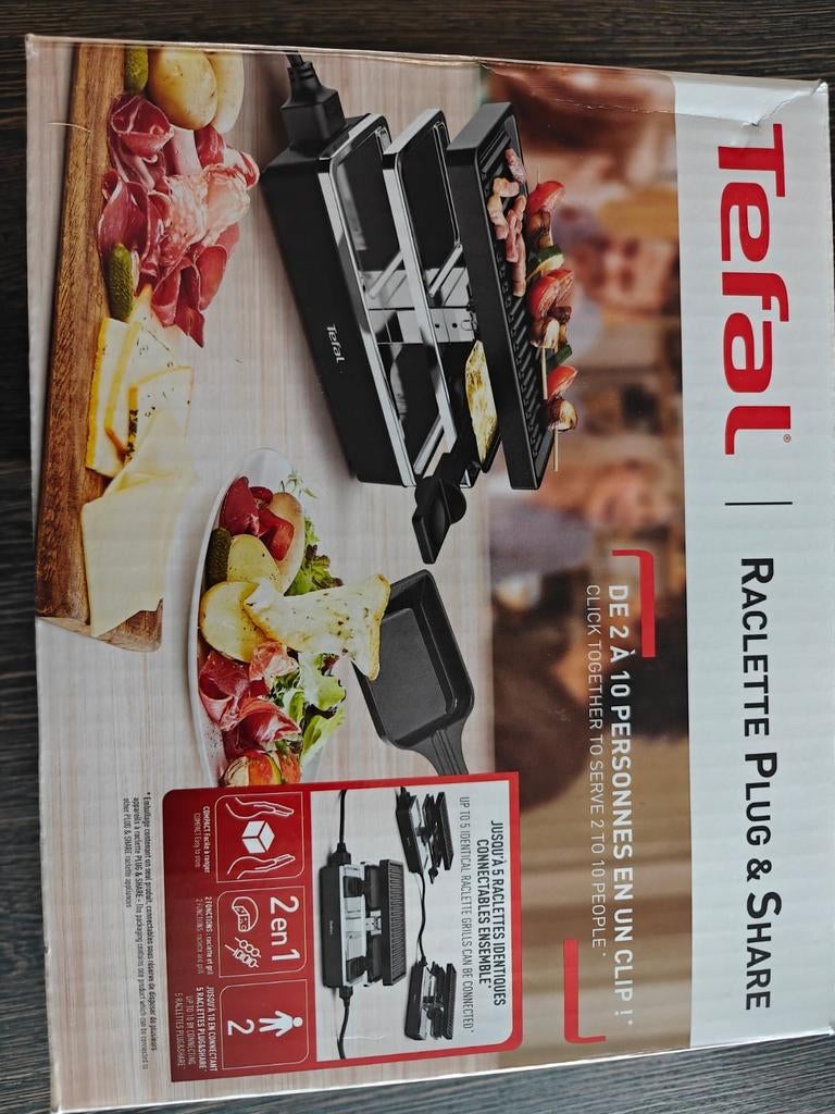 Tefal Raclette plug&share, Ophalen, Nieuw