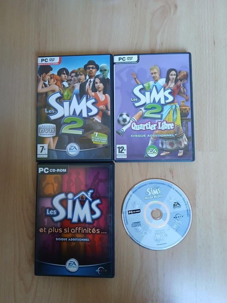Les SIMS divers jeux PC, Enlèvement ou Envoi, Utilisé