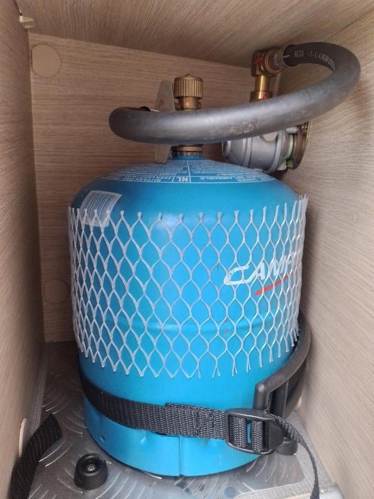 CAMPINGAZ GASFLES 2,75 kg 907 LEEG = HERVULBAAR, Caravans en Kamperen, Kampeeraccessoires, Ophalen, Gebruikt