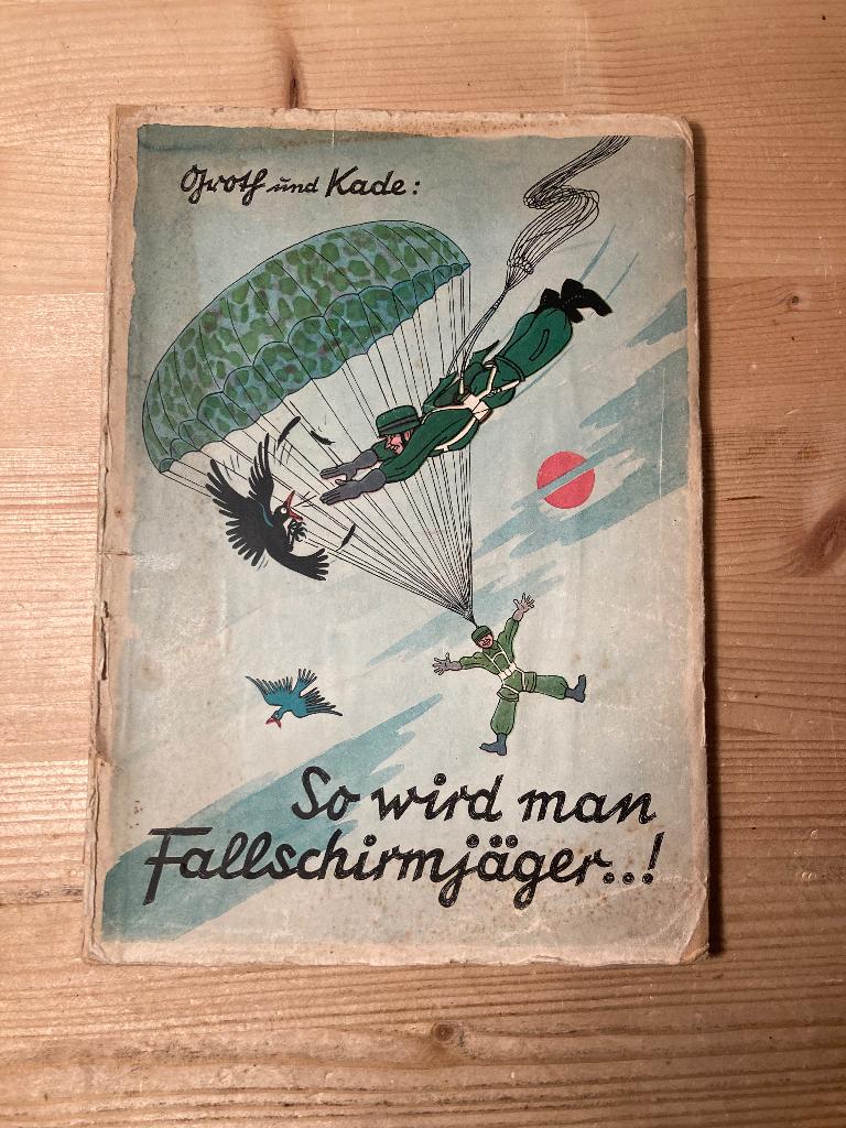 Duits wo2 So wird man Fallschirmjager boek, Verzamelen, Militaria | Tweede Wereldoorlog, Luchtmacht, Boek of Tijdschrift, Ophalen of Verzenden