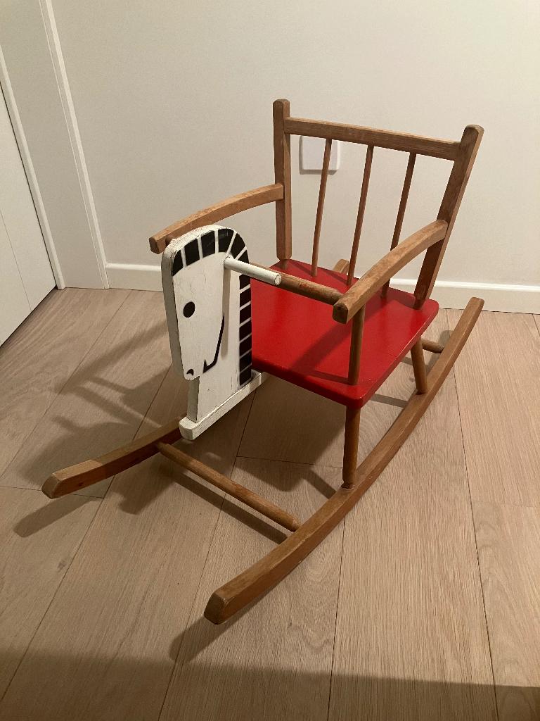 Retro schommelpaard te koop, Ophalen, Gebruikt