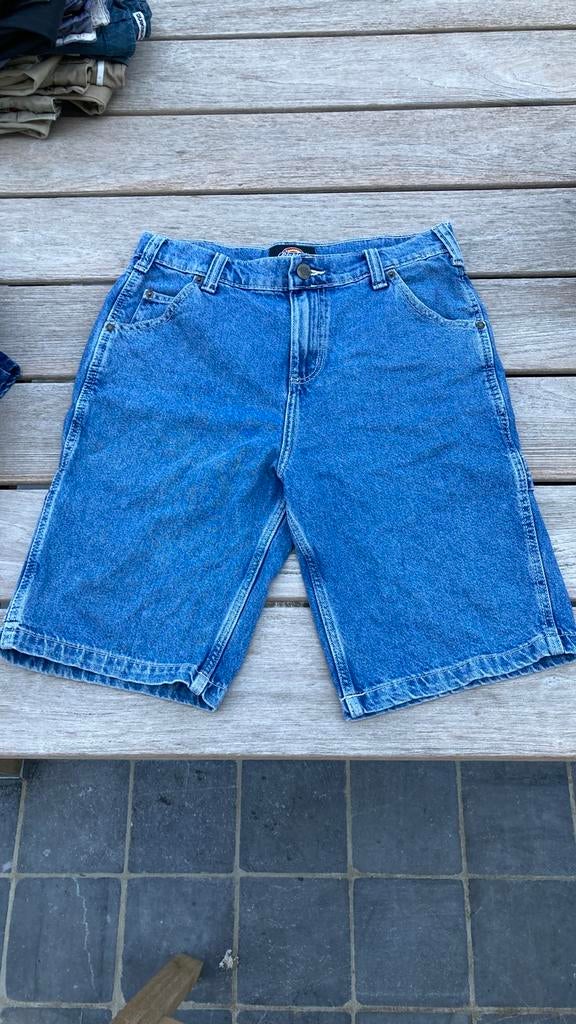 Dickies jeansshort blauw, maat W28, Kleding | Heren, Blauw, Ophalen of Verzenden, Zo goed als nieuw, Overige maten