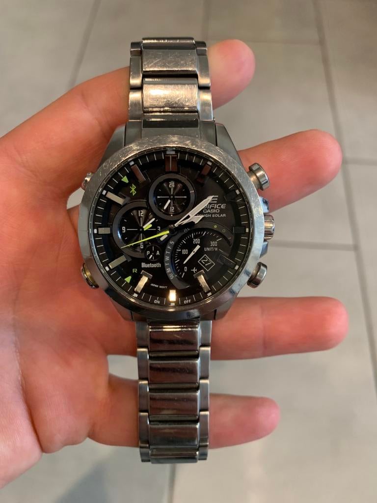 Casio EQB500 (montre-bracelet pour homme), Enlèvement ou Envoi, Montre-bracelet, Casio