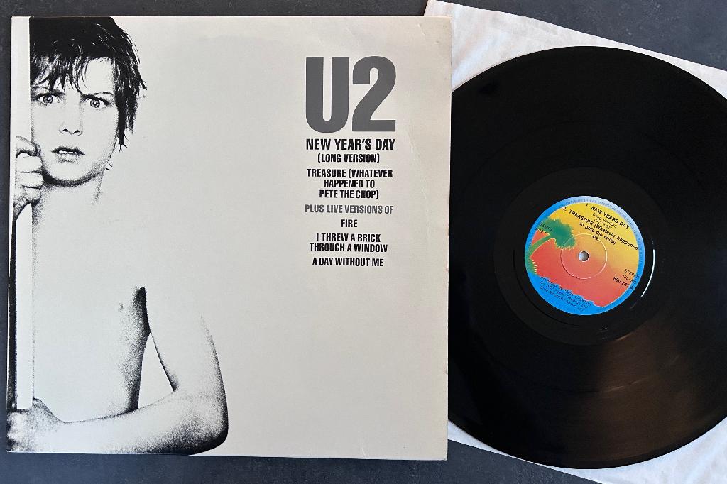 U2 - New years day ( 12# ), Cd's en Dvd's, Vinyl | Rock, Zo goed als nieuw, Poprock, 12 inch, Verzenden