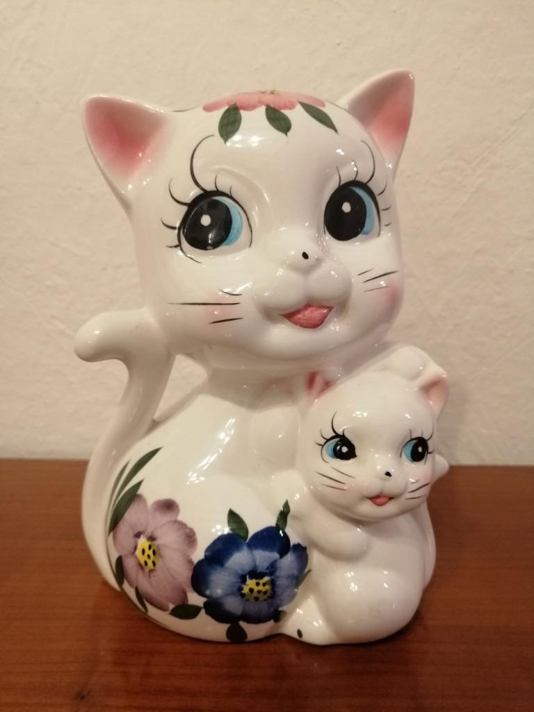 Tirelire chat et son chaton, Enlèvement, Neuf