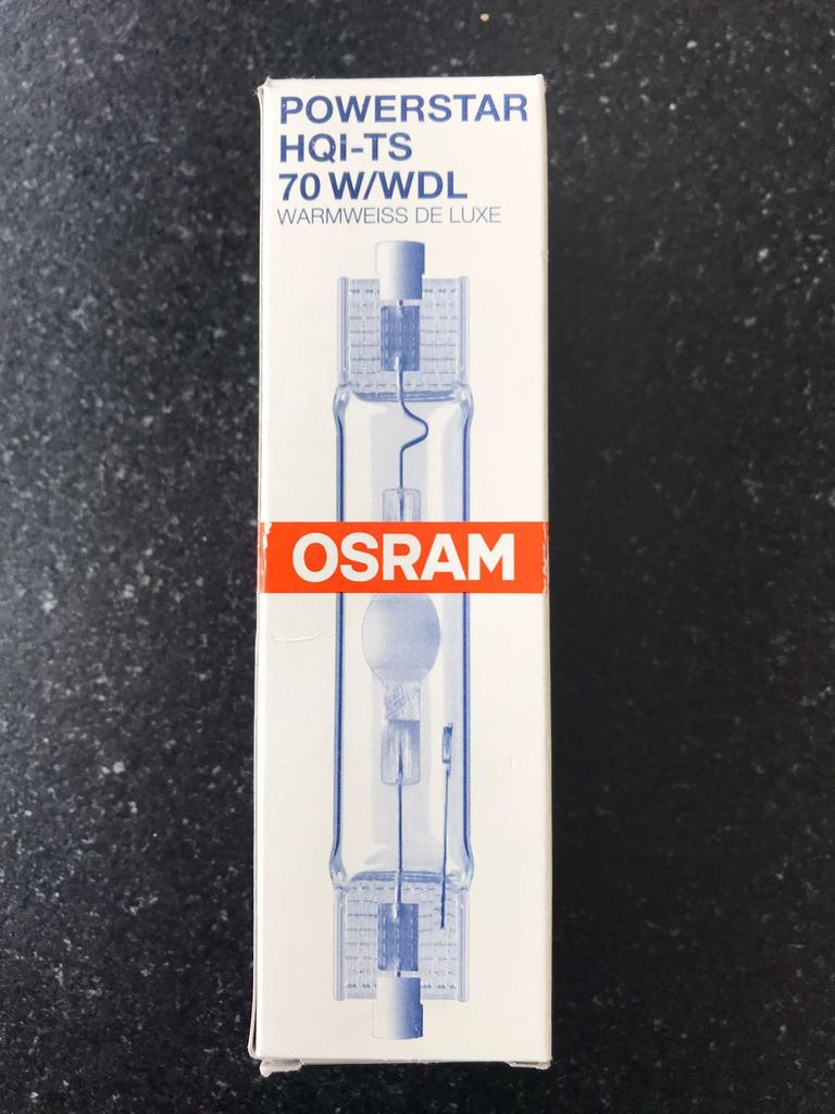 Halogeenlamp OSRAM Powerstar HQI-TS, RX7s, 70W, Ophalen of Verzenden
