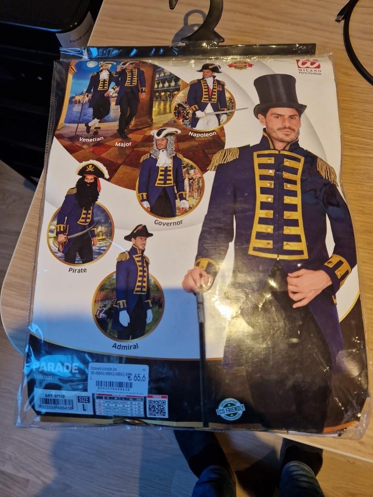 Paradejas Widmann  Napoleon/Piraat/Admiraal/Zillion, Ophalen of Verzenden, Nieuw