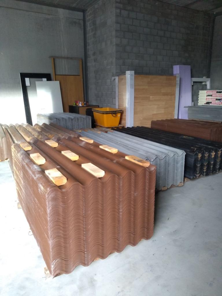 golfplaten, Bricolage & Construction, Tuiles & Revêtements de toit, Autres couleurs, Pierre ou Argile, Tôle ondulée, Enlèvement