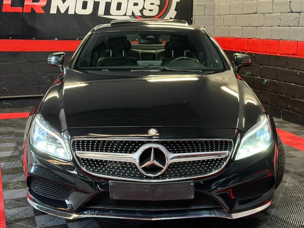 ** Mercedes CLS 220D // full options AMG**, Autos, Cuir, Achat, Entreprise, Noir