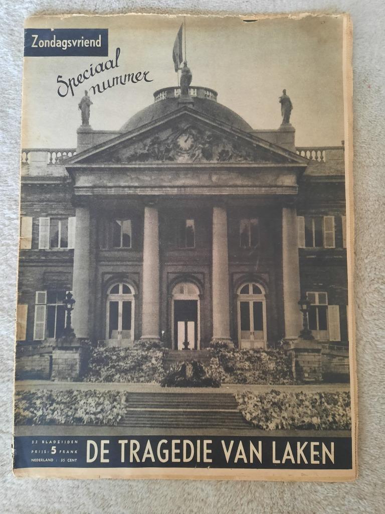 10 edities van Zondagsvriend, Le Soir, Le Patriote, Ophalen of Verzenden, Gebruikt, Tijdschrift of Boek