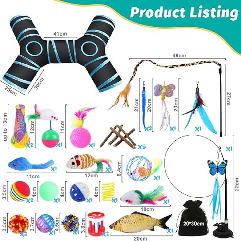 kattentunnel kattenspeelgoed set GRATIS LEVERING