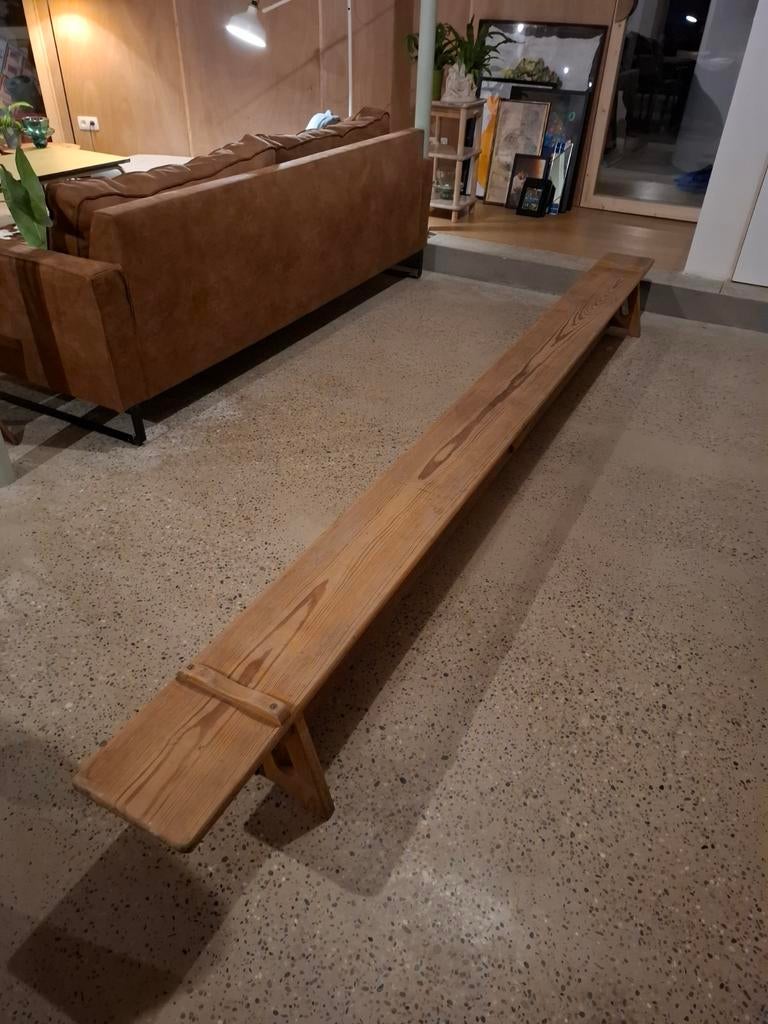 Zweedse bank / turnbank, Ophalen