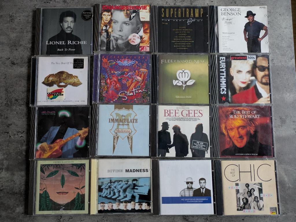 MUZIEK CD's ceedees 16x DIVERSE POP ARTIESTEN, Ophalen of Verzenden, Zo goed als nieuw