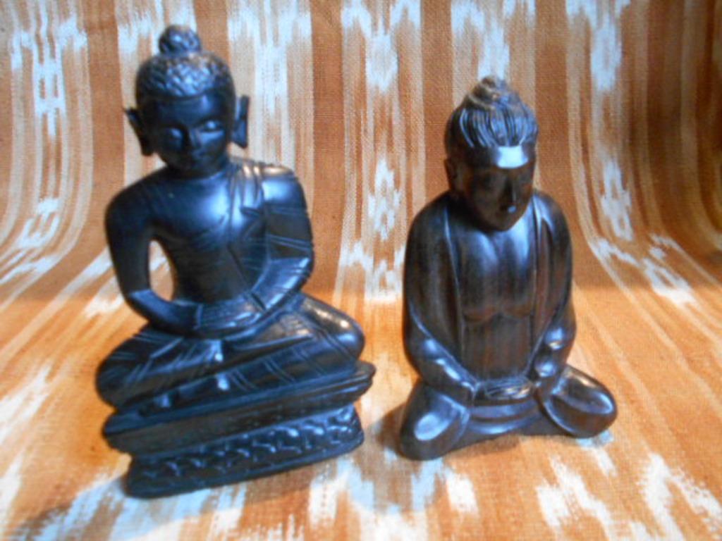 lot boeddha beelden, garuda, tempelwachter, mandjes, Ophalen of Verzenden, Zo goed als nieuw, Religie