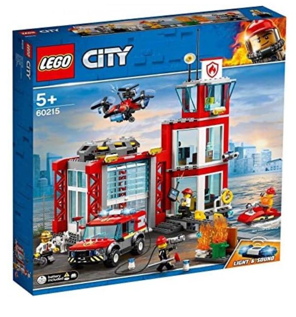 Caserne Pompiers Lego, Enfants & Bébés, Enlèvement, Utilisé, Ensemble complet, Lego