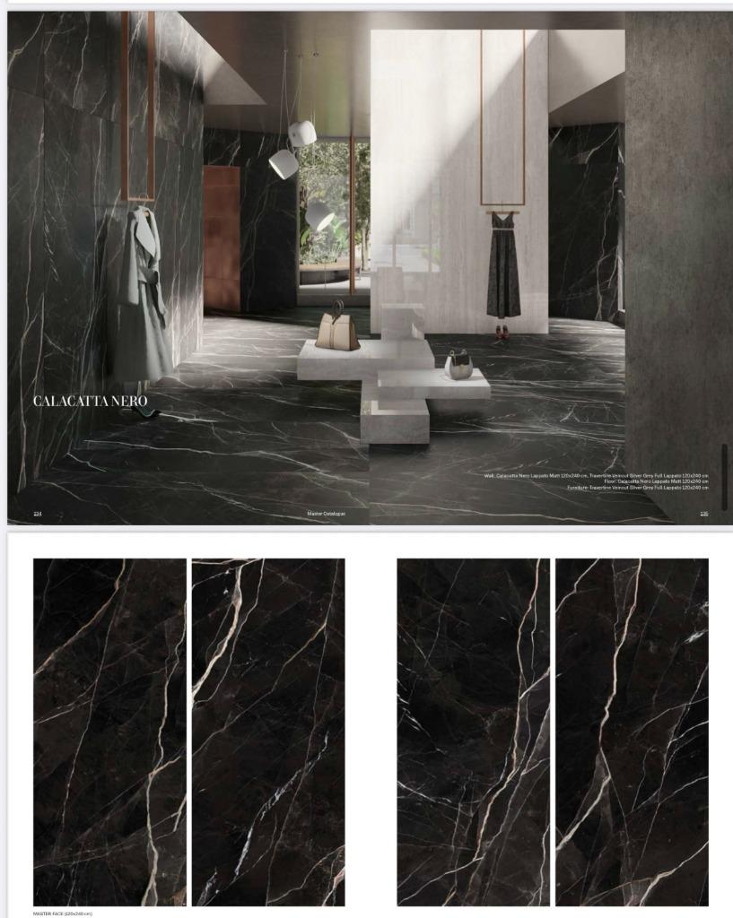 Tegels Marmerlook Callacata Nero merk Nexion 1198x598x9mm, Doe-het-zelf en Bouw, Tegels, Ophalen, 60 cm of meer, Nieuw, 10 m² of meer