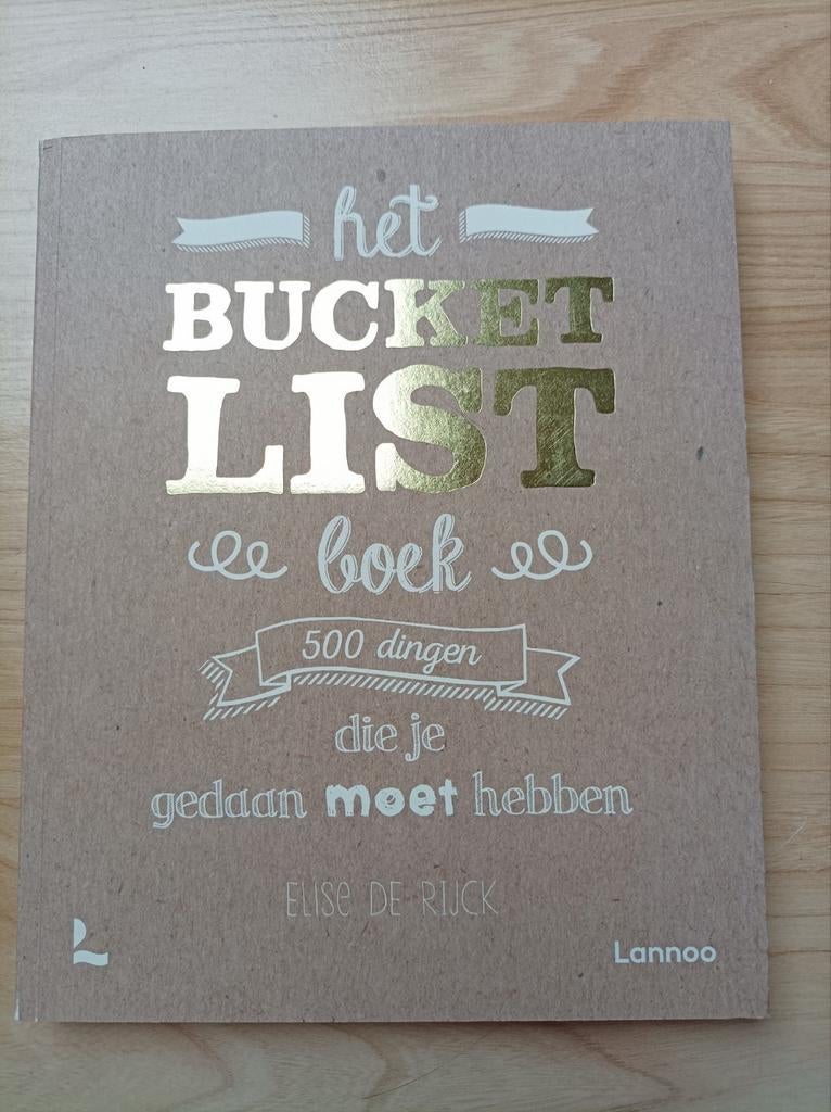 Elise De Rijck - Het Bucketlist boek, Ophalen of Verzenden, Zo goed als nieuw, Elise De Rijck