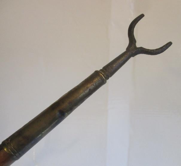 ancien bâton de marche matraque, facteur avec fourchette, Envoi