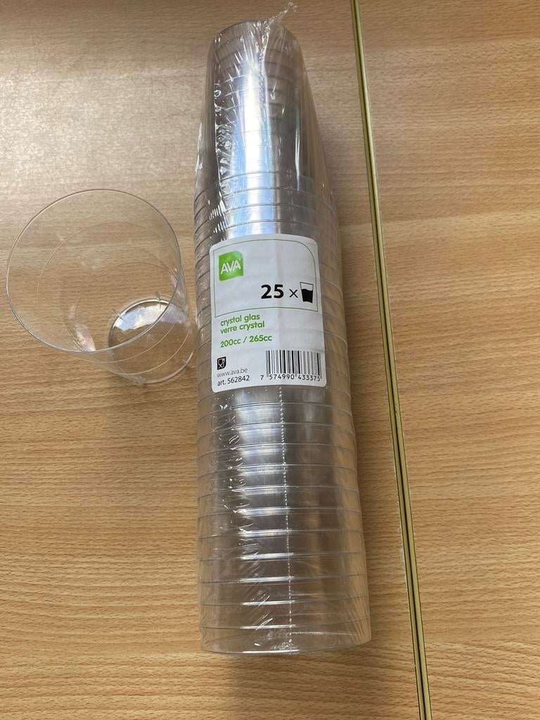 Verres à gin en plastique 1350 pièces, Enlèvement, Neuf