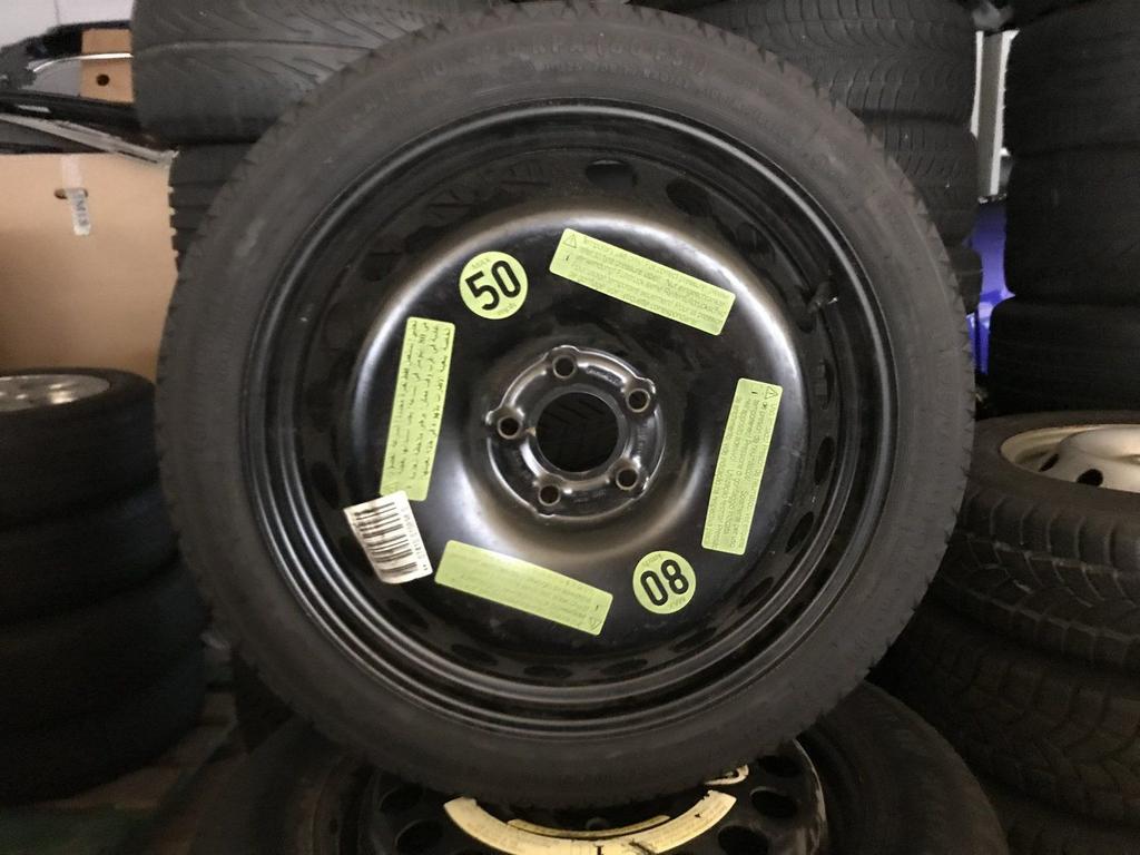 Audi A4 thuiskomer 125/70/17, Autos : Pièces & Accessoires, Pneus & Jantes, Pneus et Jantes, -, -, Enlèvement