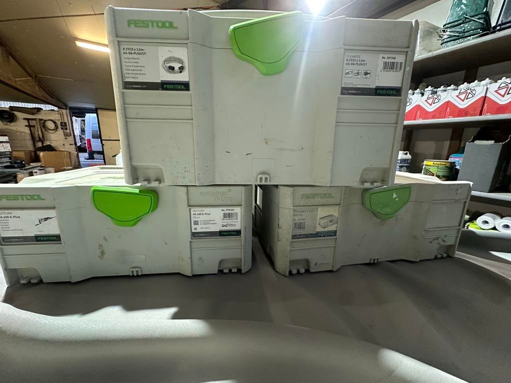 Festool systainer, Ophalen