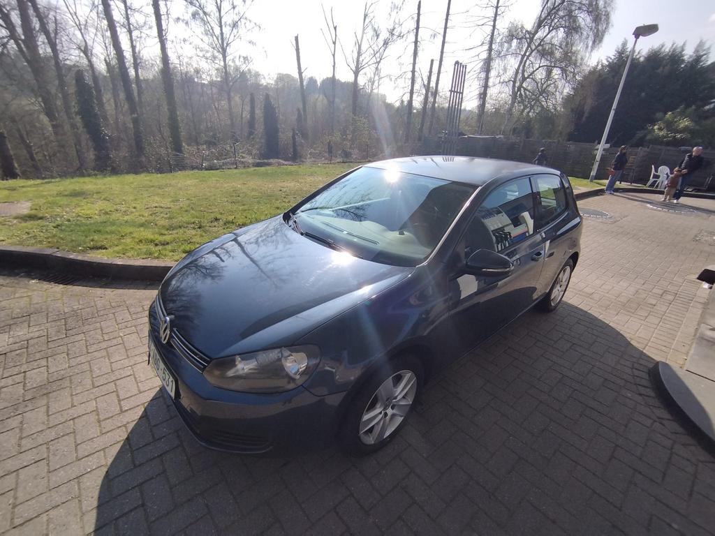 Golf 6 benzine 2010, Stof, Zwart, Blauw, Golf