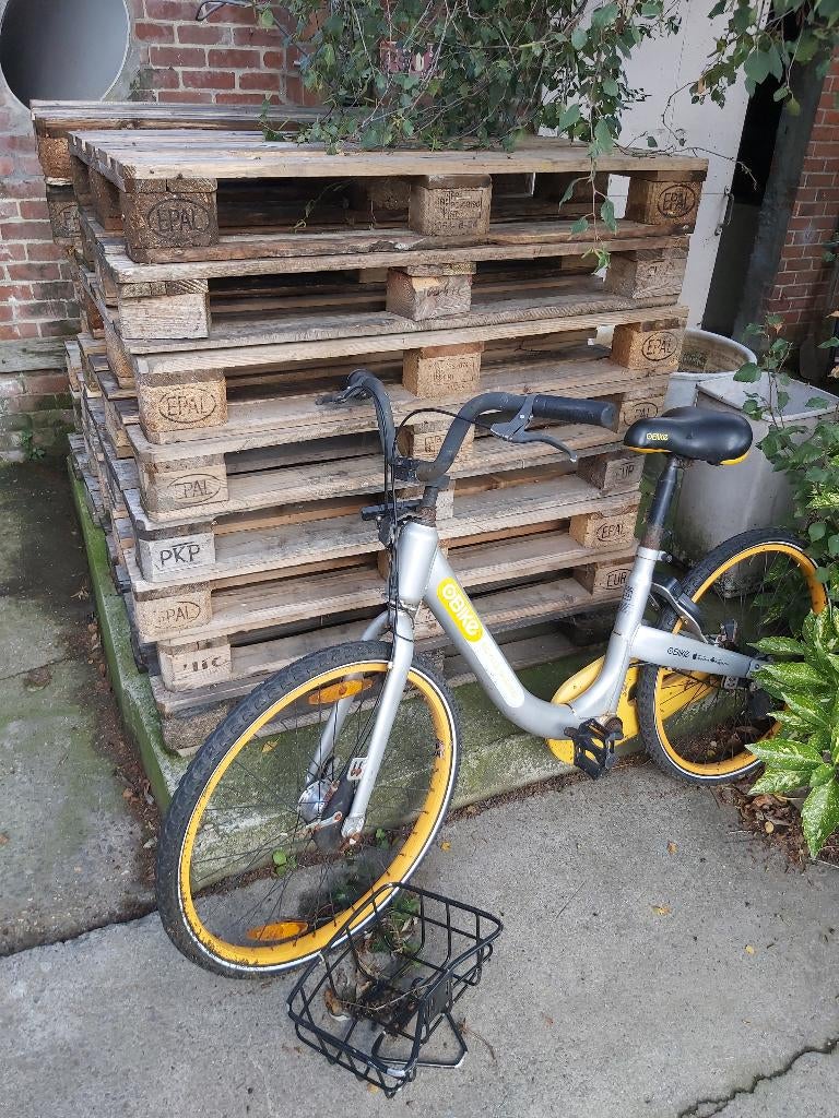 europallet hout 120 x 80 hergebruik +grijze H 1 + andere PVC, Ophalen, Gebruikt