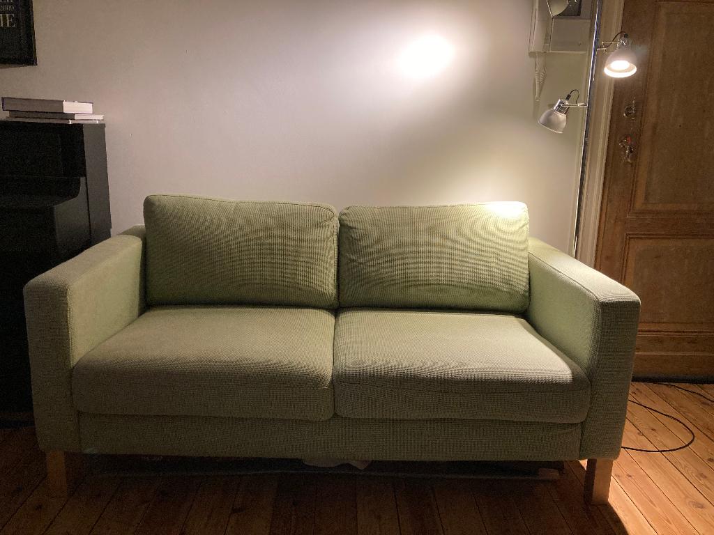 canapé 2 places, Maison & Meubles, Canapés | Sofas & Chaises Longues, Utilisé, Deux personnes, 150 à 200 cm, 75 à 100 cm, Bois