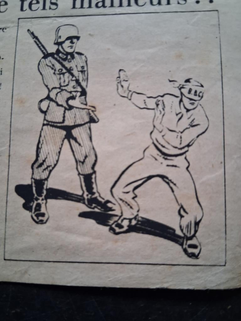 2x Duitse propaganda pamflet voor België Ardennen offensief, Verzamelen, Ophalen of Verzenden