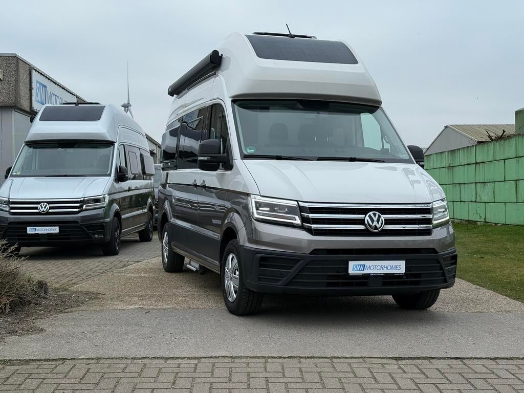 VW Grand California 600 - Full option - 2 KLEUREN - 177PK!, Caravans en Kamperen, Mobilhomes, Automaat, Buscamper of Camperbus