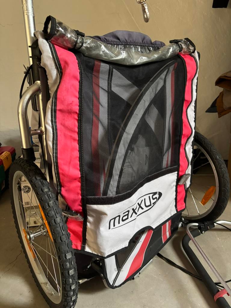 Fietkar, Fietsen en Brommers, Fietsaccessoires | Aanhangwagens en Karren, Ophalen, Gebruikt, Opvouwbaar, 20 tot 40 kg