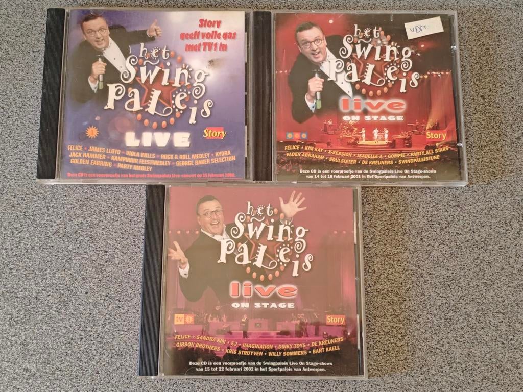 3 cd's van het Swingpaleis, Cd's en Dvd's, Ophalen of Verzenden, Zo goed als nieuw, Overige genres, Boxset