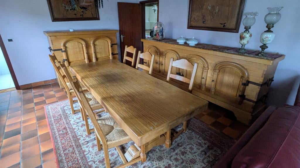 eetplaats, Huis en Inrichting, Complete eetkamers, Ophalen, Gebruikt