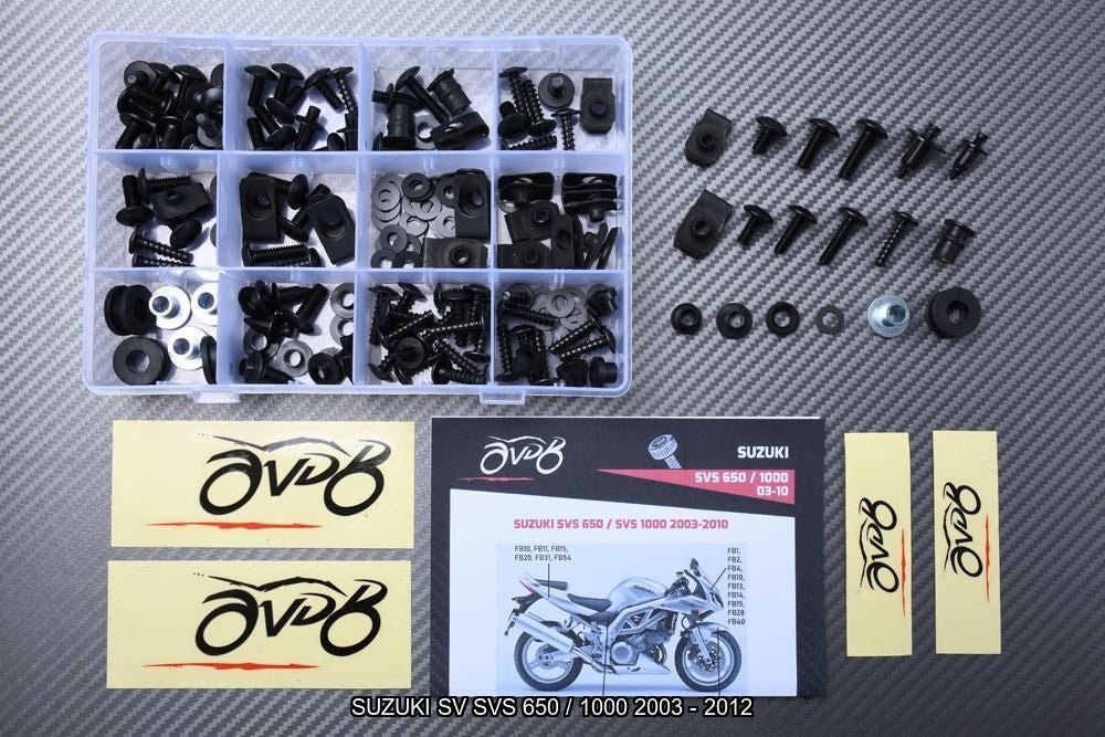 Kuip bouten set voor SUZUKI SVN SVS 650 / 1000 2003 - 2012, Motoren, Ophalen of Verzenden, Nieuw