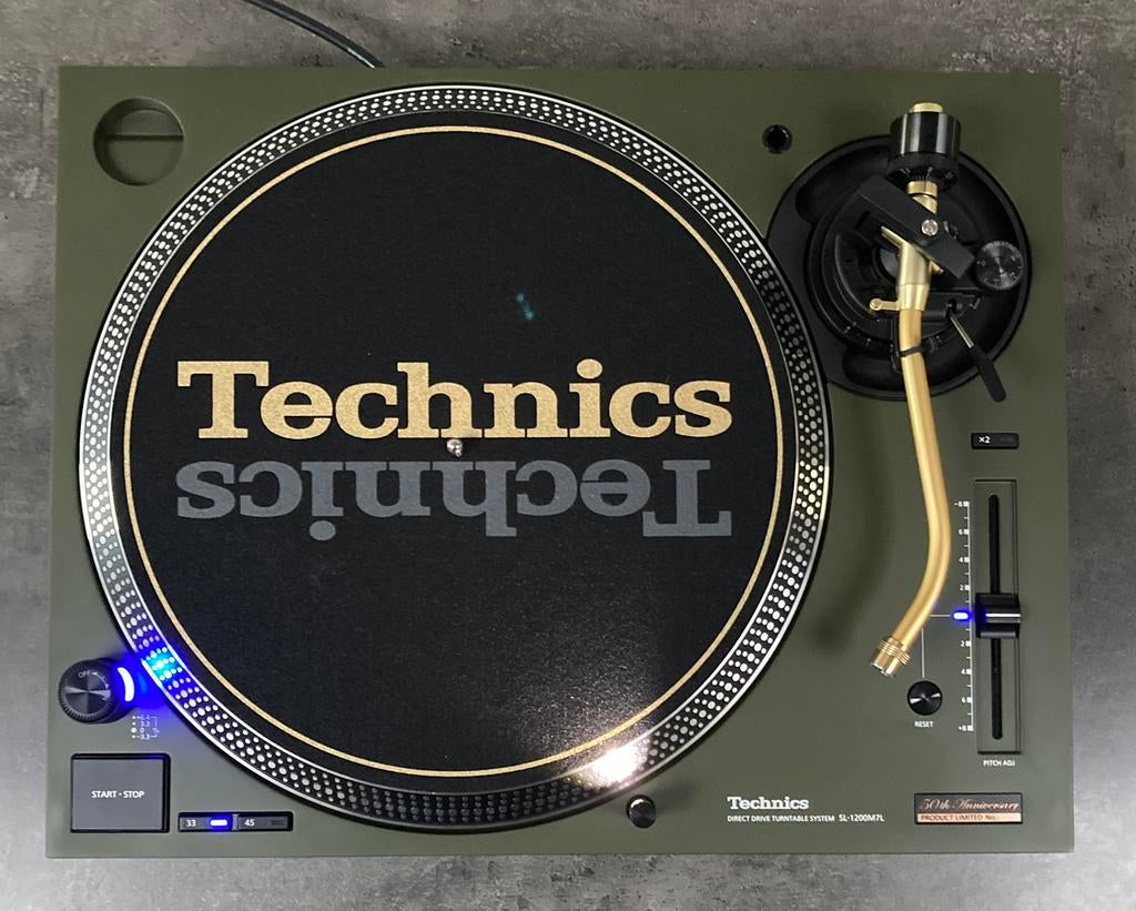 2x Platine Technics sl 1200M7L Limited 50 ans vertes, TV, Hi-fi & Vidéo, Enlèvement, Comme neuf, Technics