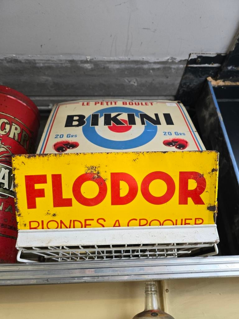 Tôle émaillée FLODOR, Collections, Enlèvement ou Envoi