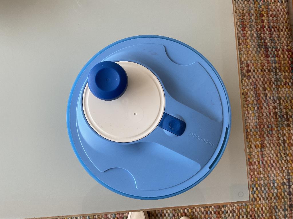Tupperware slazwierder, Huis en Inrichting, Ophalen, Zo goed als nieuw, Blauw, Overige typen