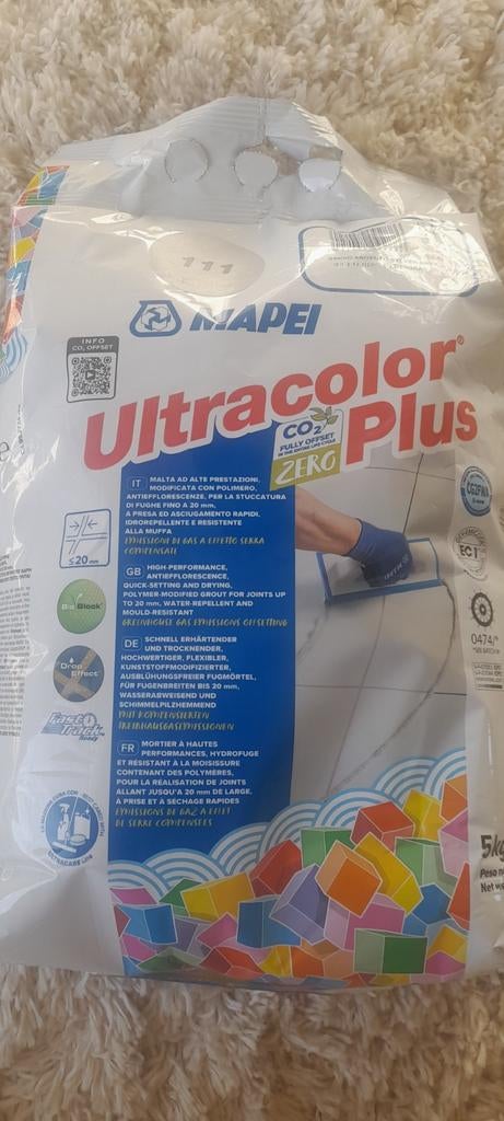 Voegsel - kleur zilvergrijs 5 kg, Bricolage & Construction, Dalles & Carrelages, Enlèvement