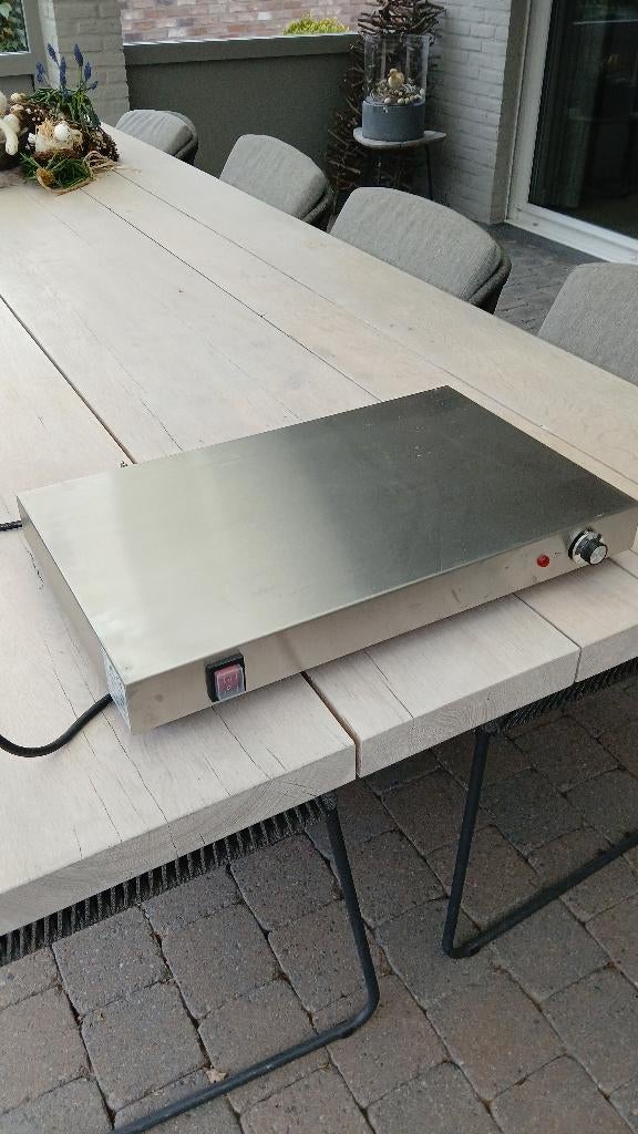 warmtehoudplaat, inox, prof., Ophalen, Nieuw, Vrijstaand, Elektrisch