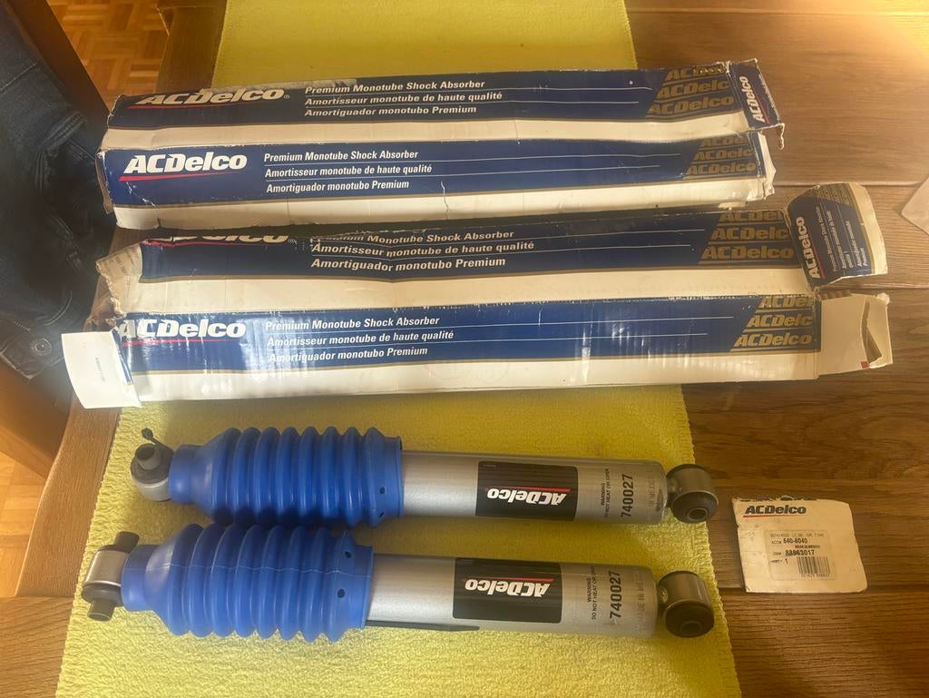AC Delco schokdempers 740027 – set van 2 – nieuw in doos, Enlèvement, Chevrolet