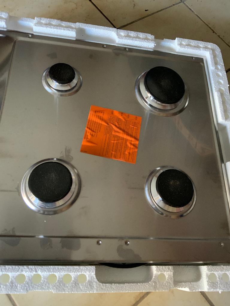Taque de cuisson au gaz, Electroménager, Tables de cuisson, Neuf, À Poser, 4 zones de cuisson, Enlèvement