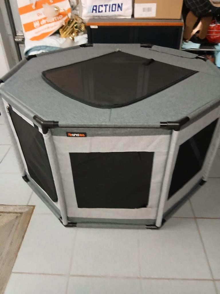 grote stoffen bench, Ophalen