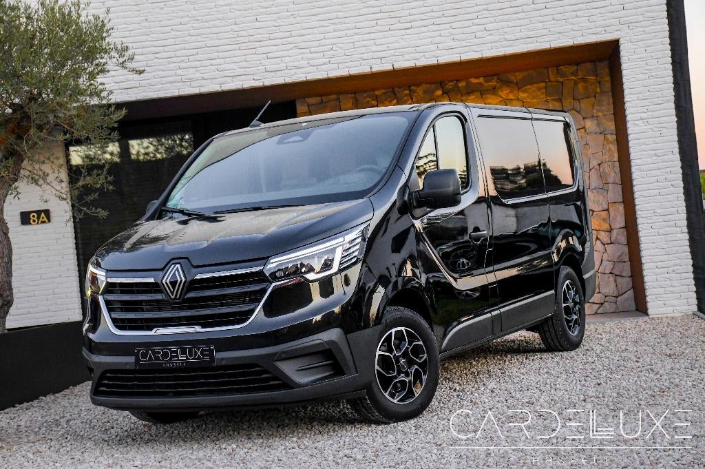 RENAULT Trafic 2.0 AUT. L1H1|VOLLEDER COGNAC|NAVI|CAMERA|LED, Auto's, 1998 cc, 4 cilinders, Zwart, Leder