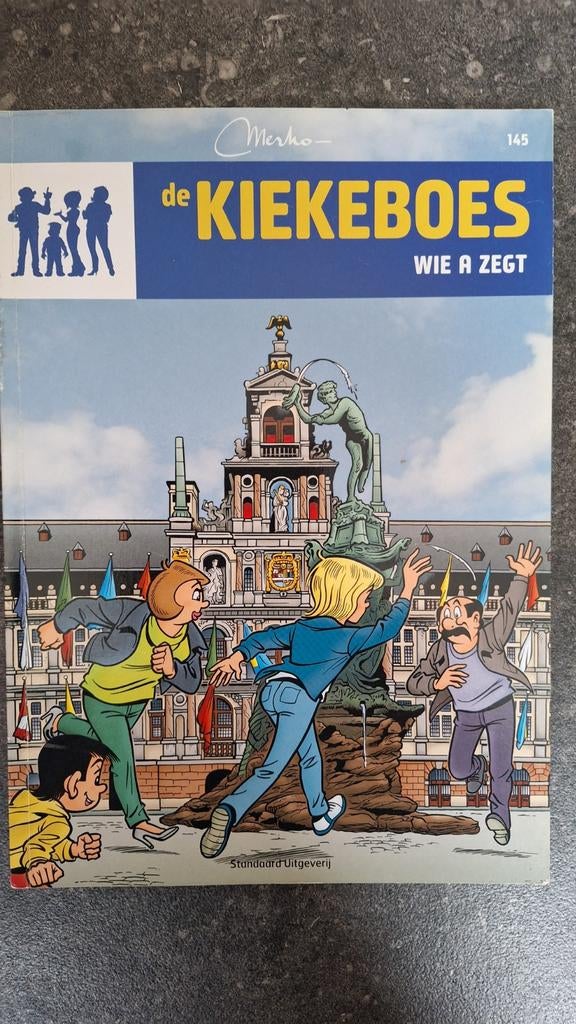 Merho - Wie A zegt, Gelezen, Eén stripboek, Merho, Ophalen of Verzenden