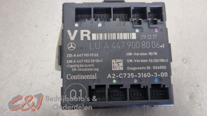 Centrale Deurvergrendelings Module van een Mercedes Vito, Auto-onderdelen, Gebruikt, -, Ophalen of Verzenden, -