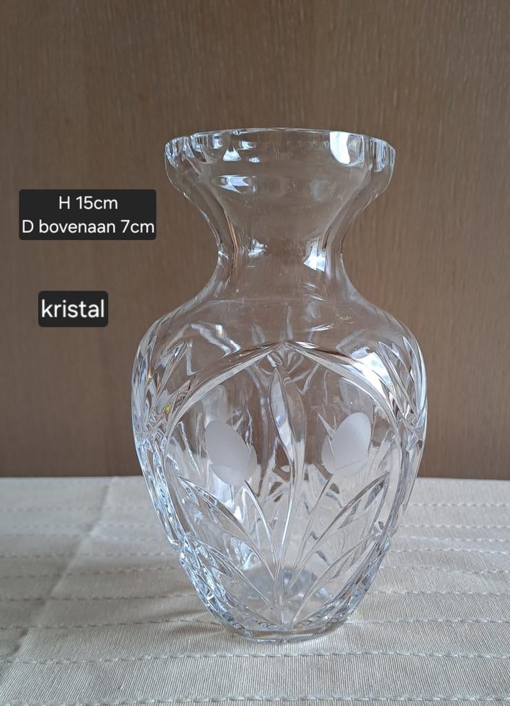 Kristallen vaasje, Ophalen of Verzenden