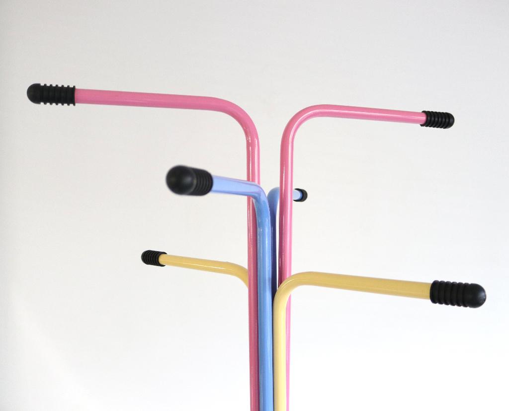 Vintage IKEA RIGG kapstok Tord Bjørklund Memphis-stijl, Huis en Inrichting, Woonaccessoires | Kapstokken, Ophalen, Metaal