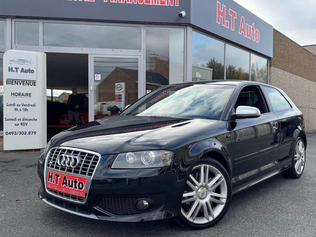 AUDI S3 2.0 TURBO 16V TFSI QUATTRO GPS Xenon leer garantie, Auto's, Audi, USB, Zwart, 4 cilinders, 110 g/km