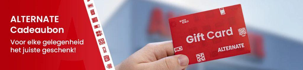 ALTERNATE cadeaubon €50, Tickets en Kaartjes, Kortingen en Cadeaubonnen, Eén persoon, Cadeaubon, Warenhuis- of Winkelbon