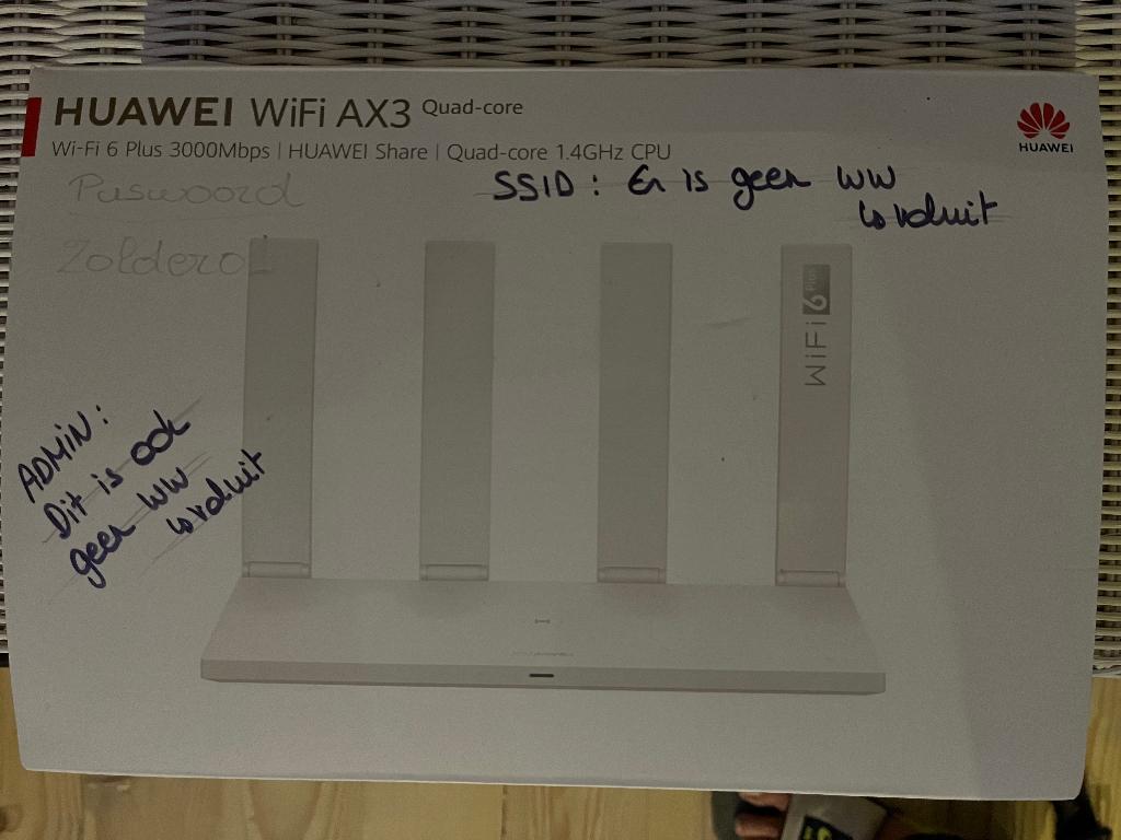 wifi-router, Ophalen, Zo goed als nieuw